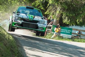 Třetí vítězství v řadě pro Jana Kopeckého a tým ŠKODA na Rally Český Krumlov