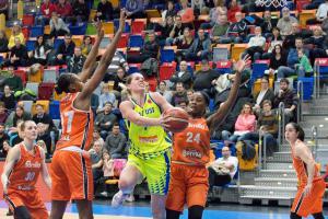 Královsky podělat utkání se podařilo basketbalistkám USK na Královce USK Praha - Schio 77:80