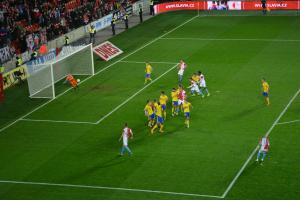 Slavia si proti Zlínu zkoušela ostřelovače branky soupeře a test vyšel, Slavia - Zlín 3:1