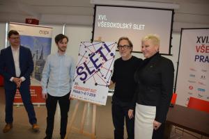 Oficiální plakát od Studia Najbrt k XVI. všesokolskému sletu 2018 byl odhalen v místě děje v Edenu