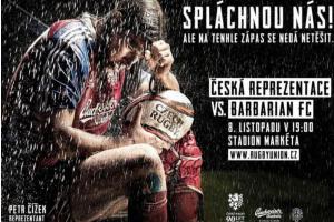 Ragbyoví fanoušci slaví – česká reprezentace vyzve legendární Barbarians