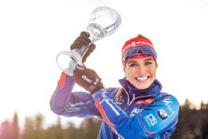 Stříbrný sprint zajistil Gabriele Soukalové malý křišťálový glóbus