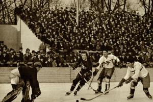 V roce 1933 bylo mistrovství světa v ledním hokeji v Praze
