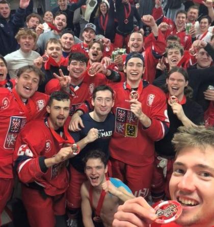 Výběr české univerzitní hokejové ligy vybojoval bronz na Viking Cupu v Kanadě