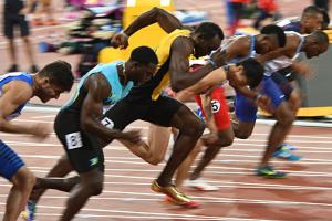 Podívejte se, jak běhal kvalifikační běhy na MS v Londýně Usain Bolt