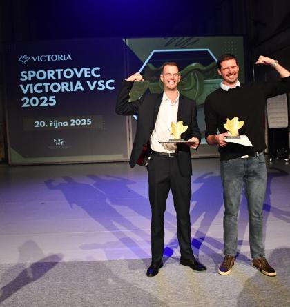 Sportovcem roku 2025 VICTORIA VSC se stal atlet Jan Štefela, před Prskavcem a  Krpálkem