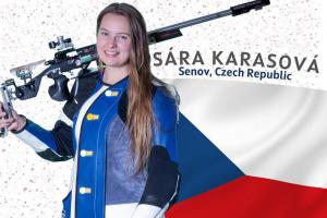Česká sportovní střelkyně Sára Karasová úspěšně působí v USA