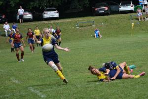 České sedmihráčky v Maďarsku získaly pátou příčku na turnaji Women Sevens Trophy