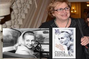 Vyšla poštovní známka k nedožitým pětasedmdesátinám Věry Čáslavské