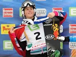 Zlatá medaile snowboardistky Ester Ledecké (22.1.2015)