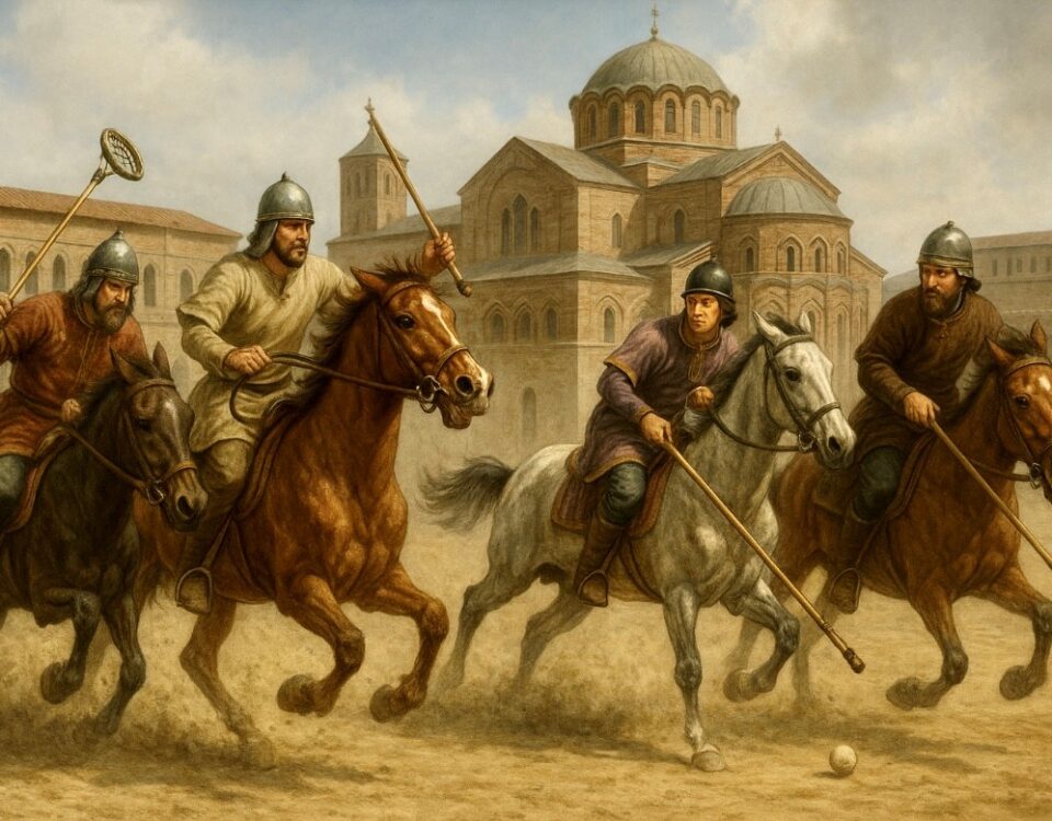 Byzantské tzykanion: Hra císařů mezi pólem a smrtelným rizikem