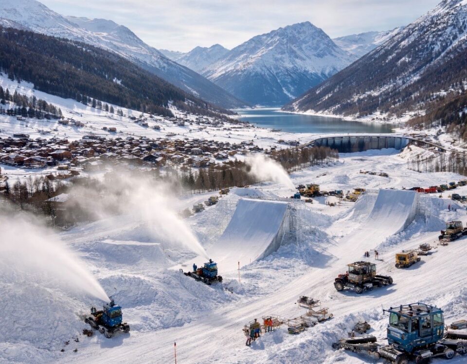 Chaos se sněhem před olympiádou v Itálii. FIS bije na poplach