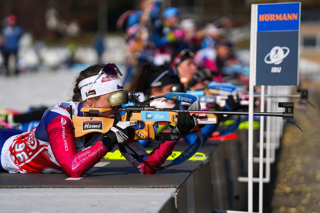 Kateřina Pavlů na AM ČR v biatlonu (foto: Tomáš Hermann/Český biatlon)