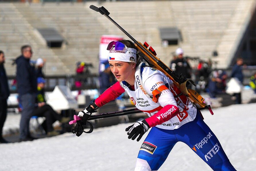 Kateřina Pavlů na AM ČR v biatlonu (foto: Tomáš Hermann/Český biatlon)