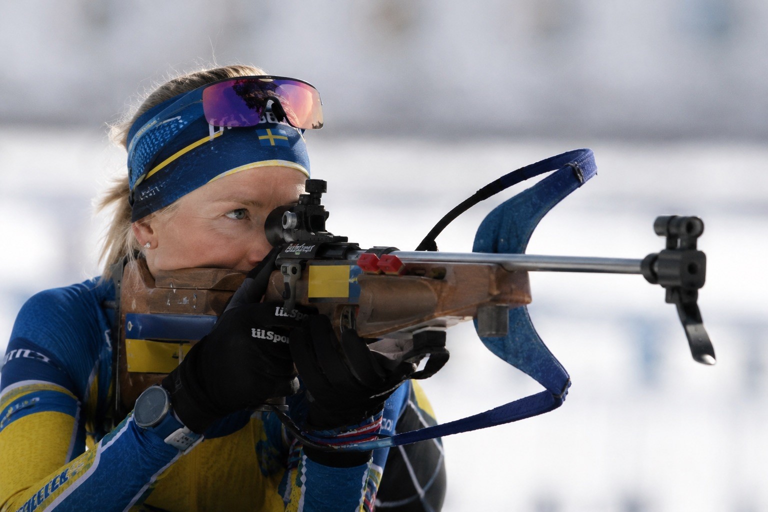 Biatlonistka Anna Magnussonová zvažovala konec kariéry