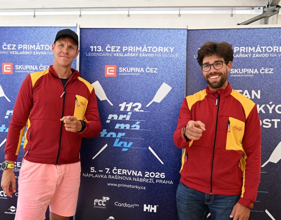 Veslaři Dukly Jakub Podrazil a Daniel Neděla