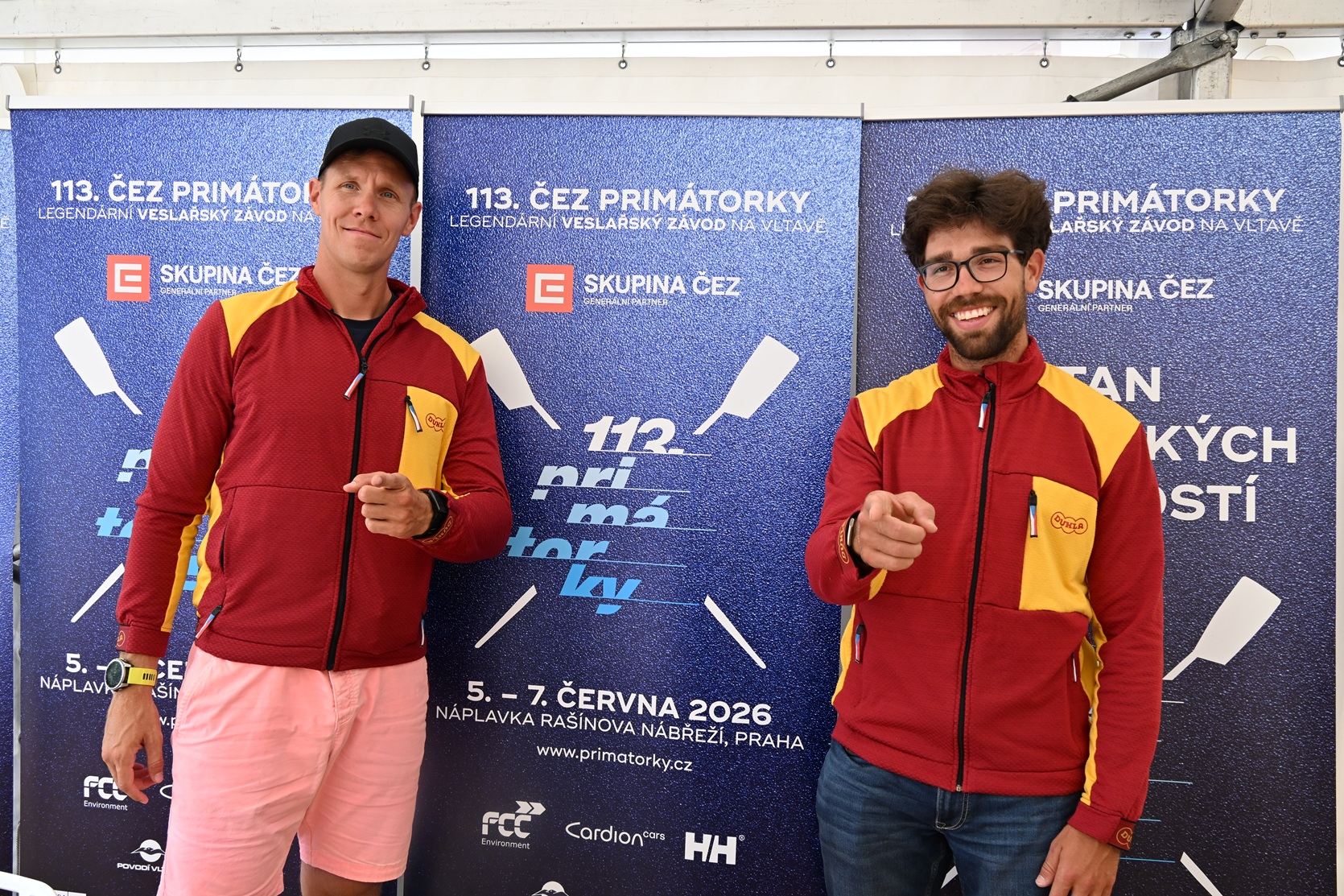 Veslaři Dukly Jakub Podrazil a Daniel Neděla