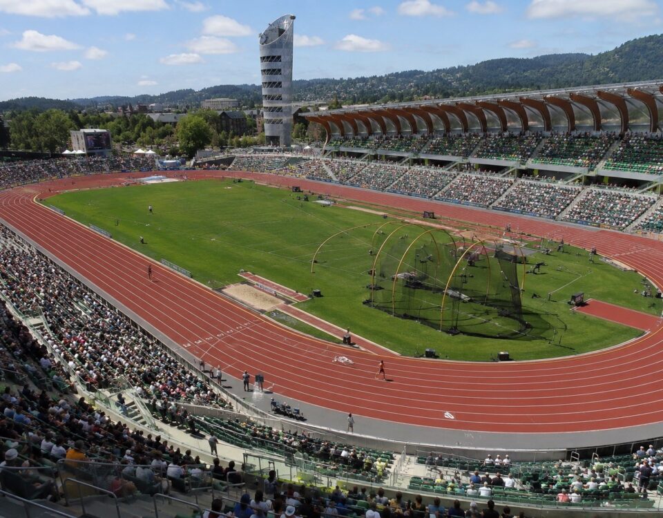 Hayward Field je novým centrem světové atletiky