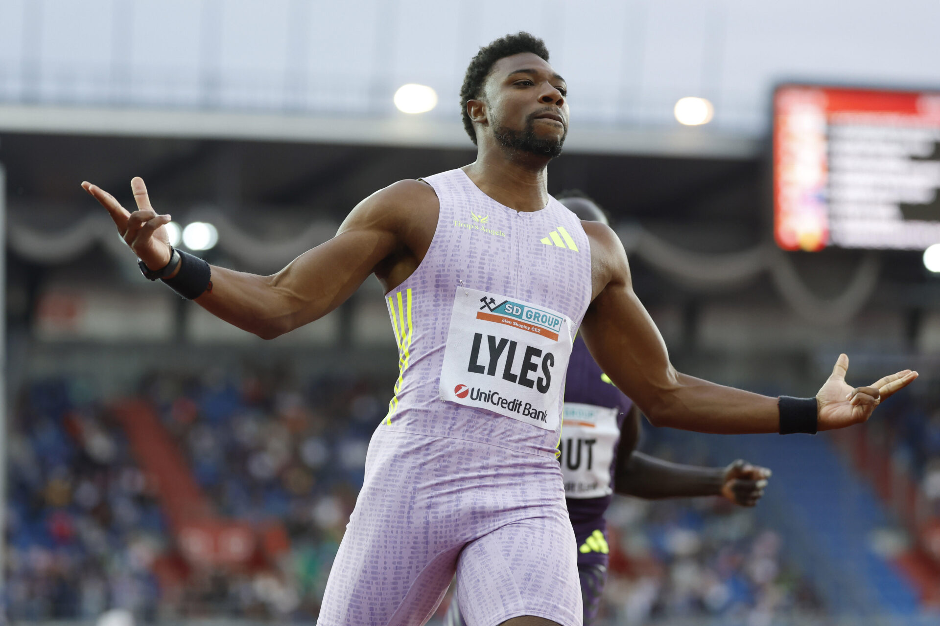 Světový rekordman na 150 m Noah Lyles