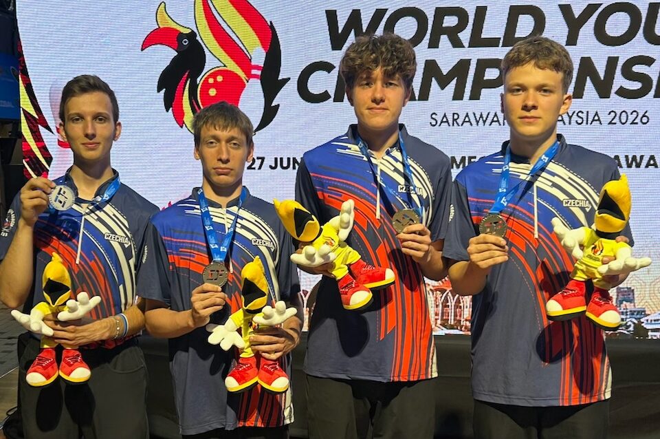 Čeští junioři získali na MS v bowlingu týmové stříbro